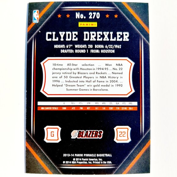 Portland Trailblazers (Clyde Drexler) - BKBL [25_CD5] - Picture 3 of 3